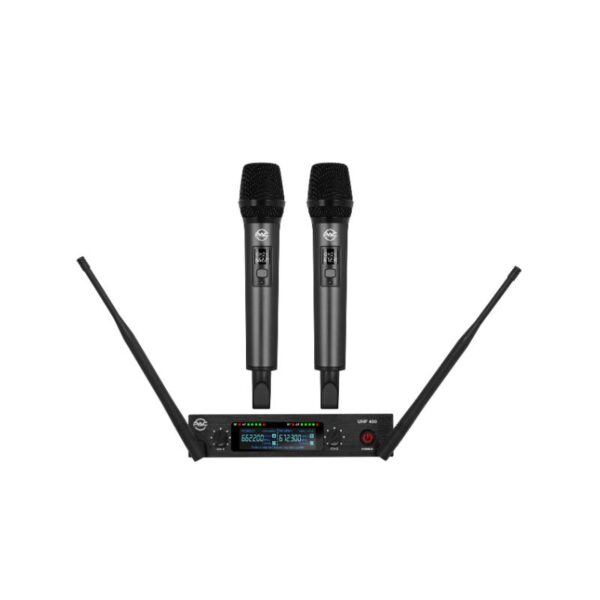 UHF400 Dual Handheld Wireless Microphone System