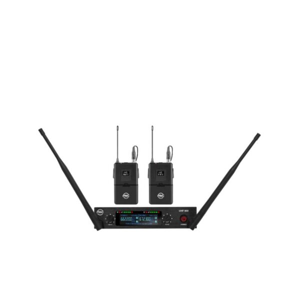 UHF600 Dual Lapel / Bodypack Wireless Microphone System